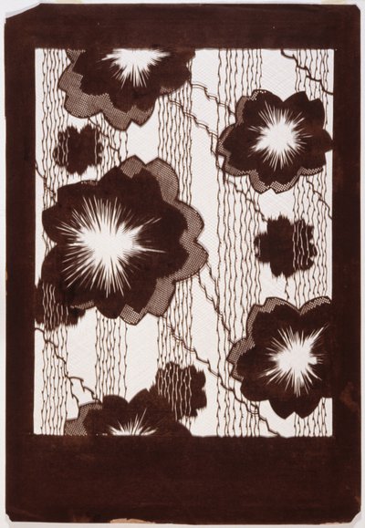 Stencil: Hibiscus Bloesems En Wilgentakken door Japanese School