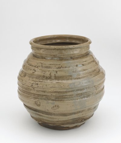Theeceremonie waterpot, Uji, Kyoto-fu, Edo periode, midden 17e-midden 18e eeuw door Japanese School