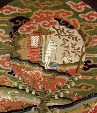 De Schildpad en de Haas, Edo Periode (detail) door Japanese School