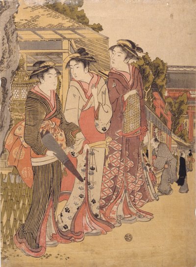 Drie Schoonheden op de Markt door Japanese School