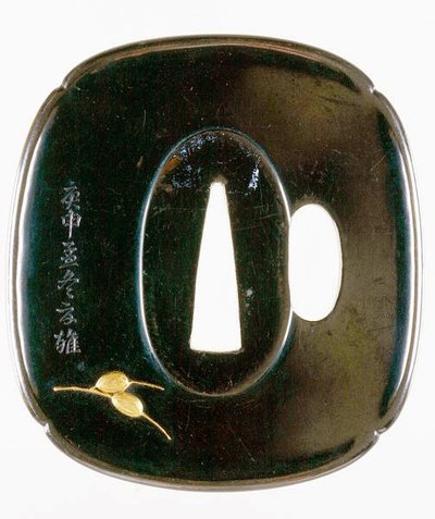 Tsuba, Japanse zwaardbeschermer door Japanese School