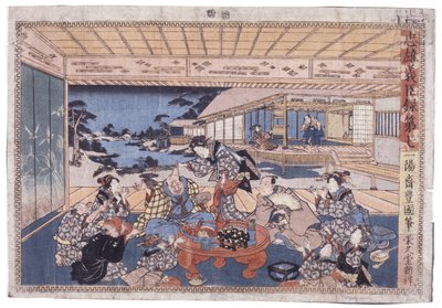 Zonder Titel (Act Vii Van Chunyu Gishin Roku) door Japanese School