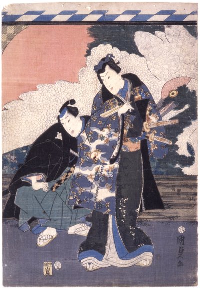 Zonder titel (Segawa Kikunojoi V/Shinzo Funahashi) door Japanese School