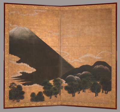 Uitzicht op de berg Fuji door Japanese School