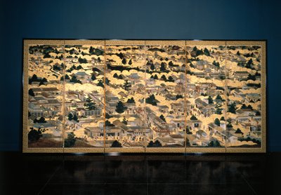 Zichten in en rond Kyoto, Edo-periode, ca. 1616-24 door Japanese School