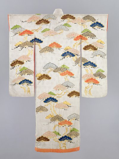 Kimono van een vrouw, Edo-periode (1600-1868) door Japanese School