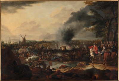 De slag bij Ekeren op 30 juni 1703, tussen 1703 en 1716 door Jasper Broers