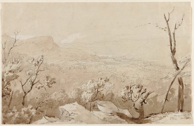 Een Uitzicht vanaf Bald Mountain, Orange County, N.Y. door Jasper F. Cropsey