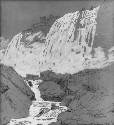 American Falls, Niagara, ca. 1855 door Jasper Francis Cropsey