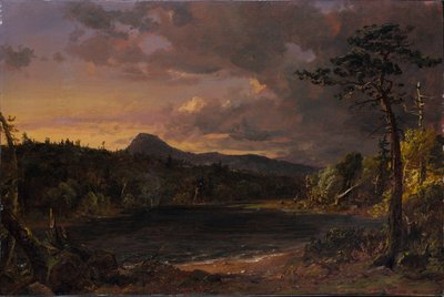 Catskill Kreek door Jasper Francis Cropsey