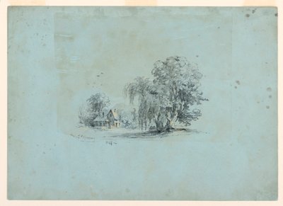 Plattelandstafereel door Jasper Francis Cropsey