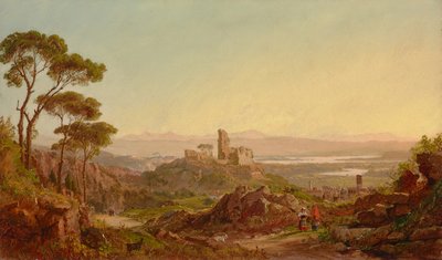Ruïnes bij Narni, Italië 1875 door Jasper Francis Cropsey