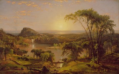 Zomer, Lake Ontario door Jasper Francis Cropsey