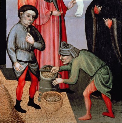 De wonderbaarlijke vermenigvuldiging van het graan (detail) door Jaume Cabrera