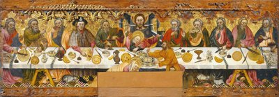 Het Laatste Avondmaal, ca. 1370-1400 door Jaume Ferrer