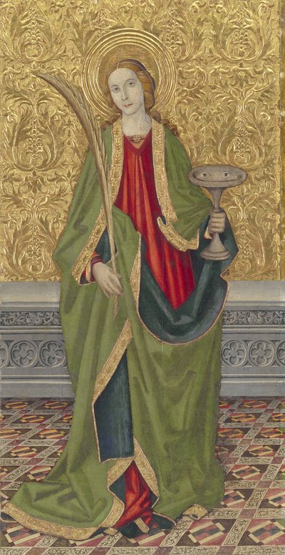 Sint Lucia, ca.1500 door Jaume the younger Vergós