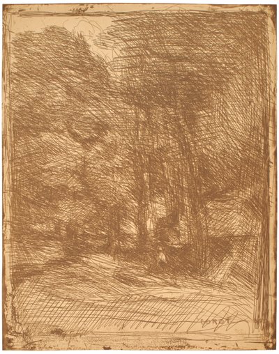 Herinnering aan Bas-Bréau door Jean-Baptiste-Camille Corot