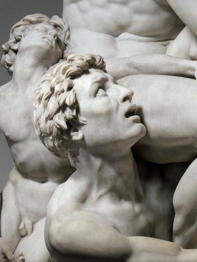 Detail van Ugolino en zijn zonen door Jean Baptiste Carpeaux