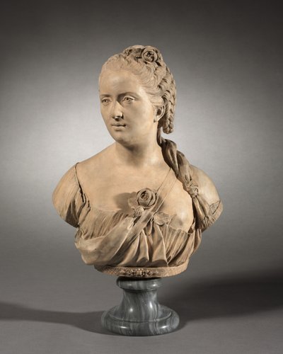 Portret van een vrouw, 1759 door Jean Baptiste Defernex
