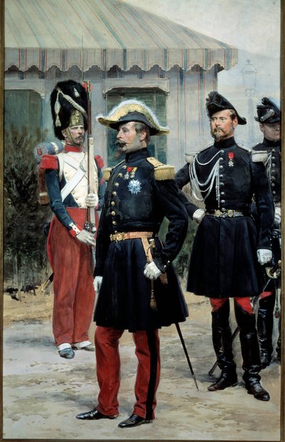 Portret van Keizer Napoleon III (1808-1873) door Jean Baptiste Edouard Detaille