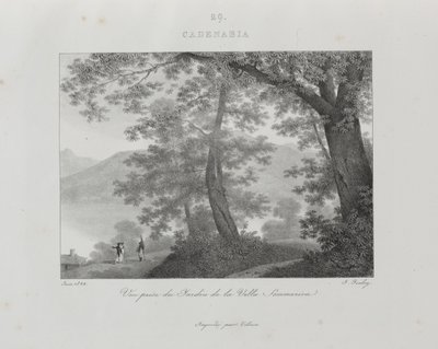 Reis naar Italië in 1822 door Jean-Baptiste Isabey