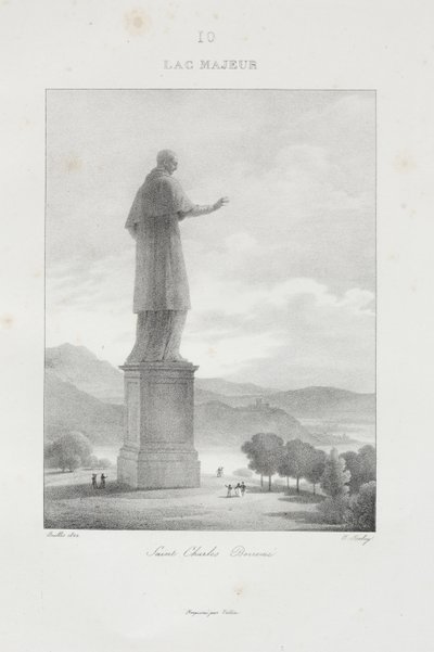 Reis naar Italië in 1822 door Jean-Baptiste Isabey