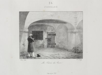 Reis naar Italië in 1822 door Jean-Baptiste Isabey