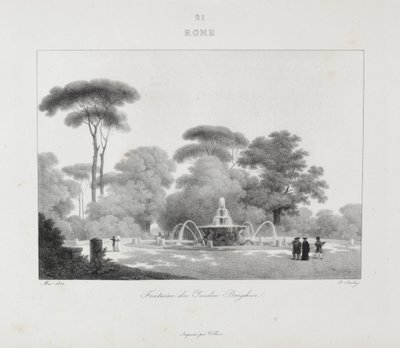 Reis naar Italië in 1822 door Jean-Baptiste Isabey