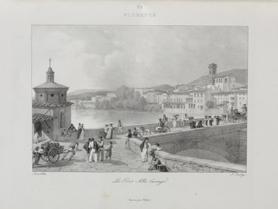 Reis naar Italië in 1822 door Jean-Baptiste Isabey