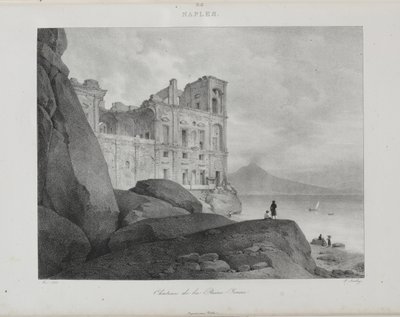 Reis naar Italië in 1822 door Jean-Baptiste Isabey