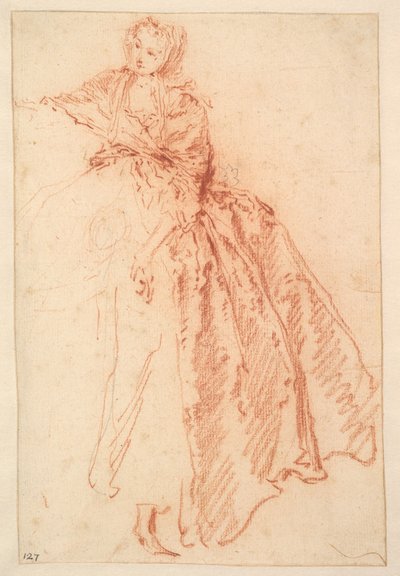 Studie für "M. de Pourceaugnac" door Jean-Baptiste Joseph Pater