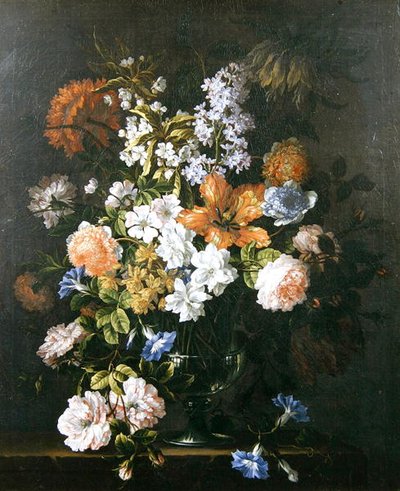 Stilleven van Bloemen door Jean Baptiste Monnoyer