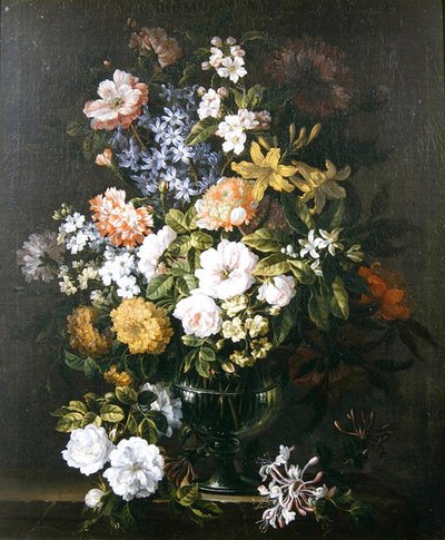 Stilleven van bloemen door Jean Baptiste Monnoyer