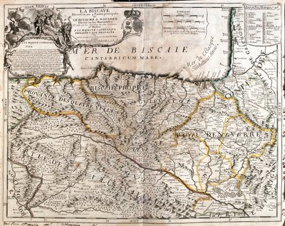 Cantabrië, Baskenland, Navarra, La Rioja, Castilië en León, Spanje door Jean Baptiste Nolin