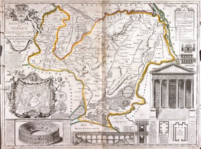 Languedoc-Roussillon, Frankrijk door Jean Baptiste Nolin