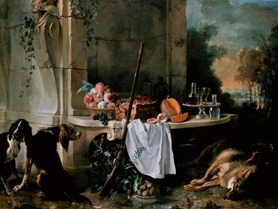 Dode wolf door Jean Baptiste Oudry