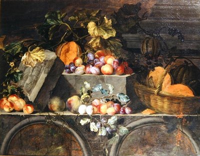 Stilleven van fruit door Jean Baptiste Oudry
