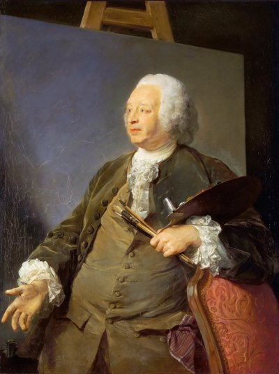 Portret van Jean-Baptiste Oudry door Jean Baptiste Perronneau