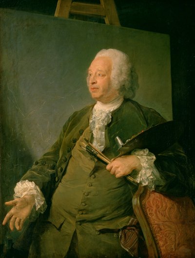 Portret van Jean-Baptiste Oudry, c.1753 door Jean Baptiste Perronneau
