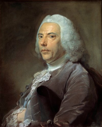Portret van Pierre Bouguer (1698-1758) Lid van de Academie van Wetenschappen, Geometrist en Astronoom door Jean Baptiste Perronneau