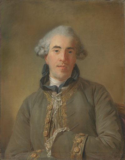 Portret van Théophile Van Robais door Jean-Baptiste Perronneau