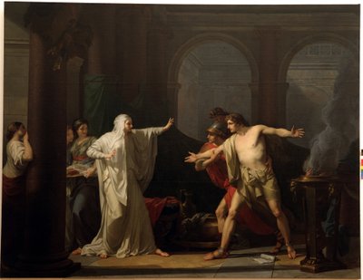 Iphigenie en Oreste in Tauride door Jean Baptiste Regnault
