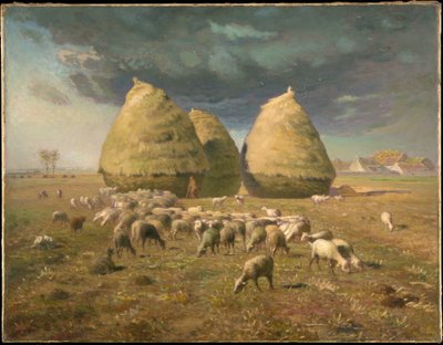 Hooibergen: herfst door Jean-Francois Millet