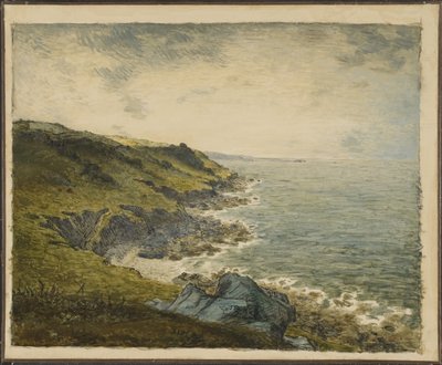 Kust bij Greville door Jean Francois Millet