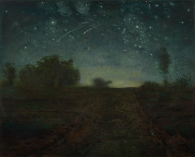 Sterrennacht door Jean-Francois Millet