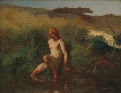 De bader door Jean-Francois Millet