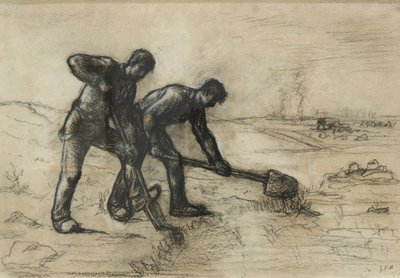 De gravers door Jean-Francois Millet