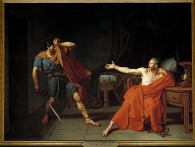 Marius gevangene in Minturnes door Jean Germain Drouais