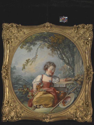 De kleine pelgrim door Jean Honore Fragonard