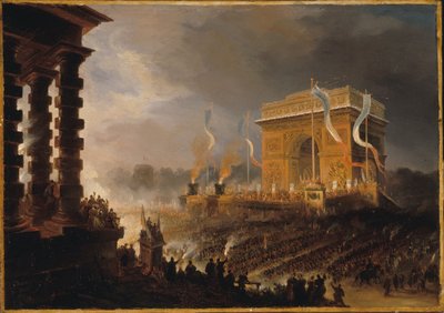 Fête de la Fraternité bij de Arc de Triomphe de l